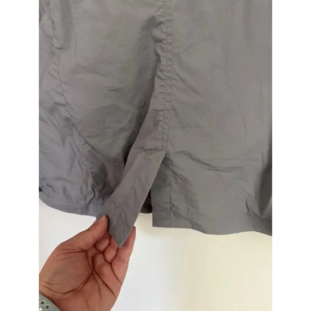 Eileen Fisher Womens M Cotton Poplin Notch Collar Blazer Jacket Gray Career - Picture 5 of 7